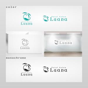 Yolozu (Yolozu)さんのトータルサロン「Luana」のロゴへの提案