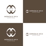 m_flag (matsuyama_hata)さんのワックス脱毛の「MONCILS WAX」のロゴへの提案