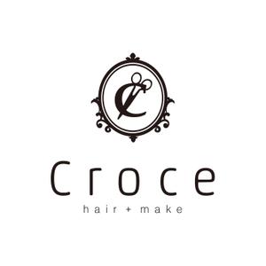 kurumi82 (kurumi82)さんの美容室「hair+make Croce」のロゴ作成への提案