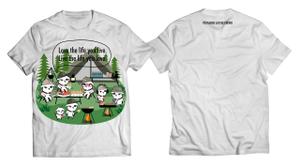 C DESIGN (conifer)さんのパティスリーレドシェーブルのキャラクター、ヤギイボンヌのTシャツデザインへの提案