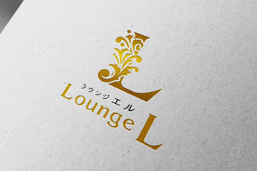 ラウンジバー「Lounge L」のロゴデザイン