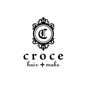 L-design (CMYK)さんの美容室「hair+make Croce」のロゴ作成への提案