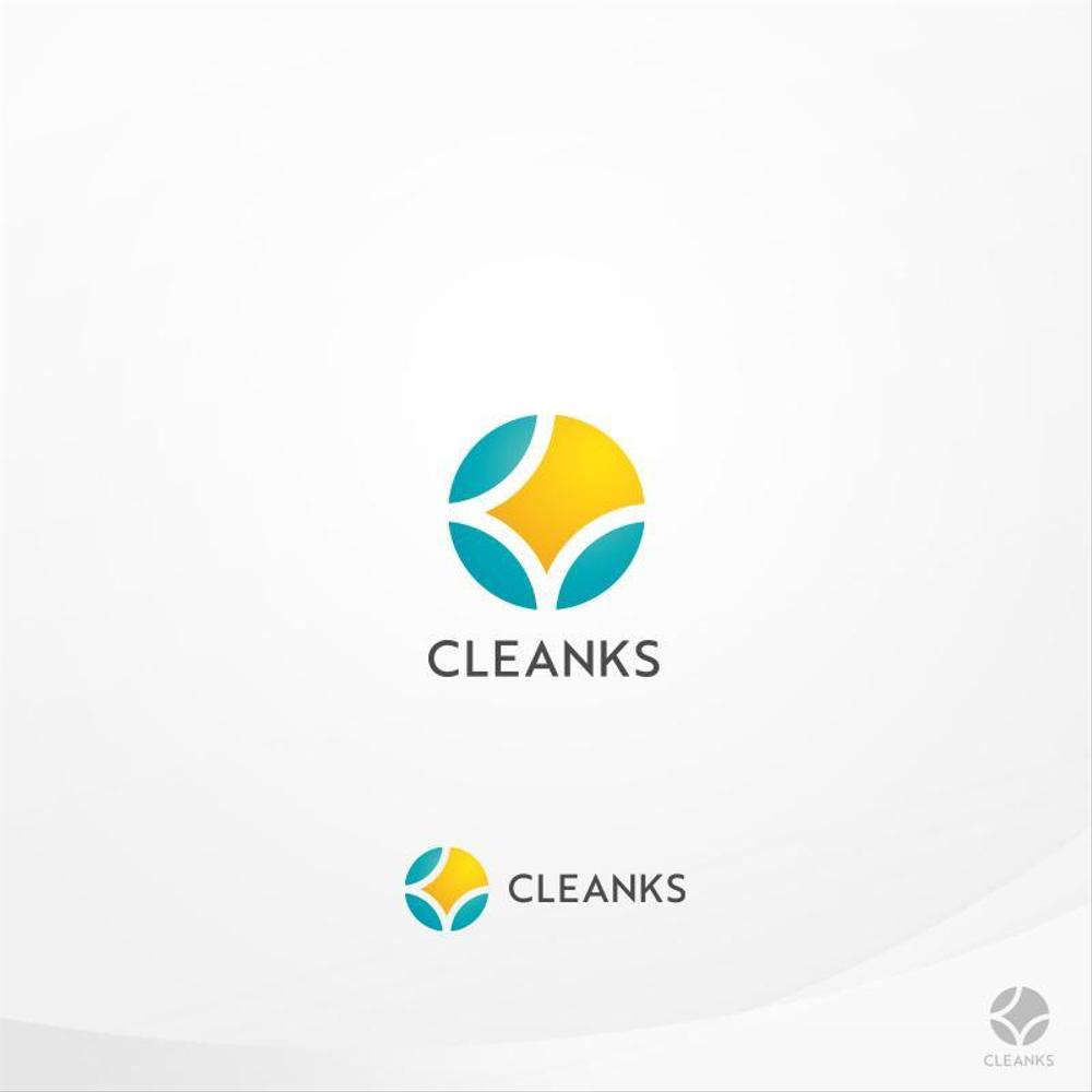 清掃会社のロゴ　【　CLEANKS　】