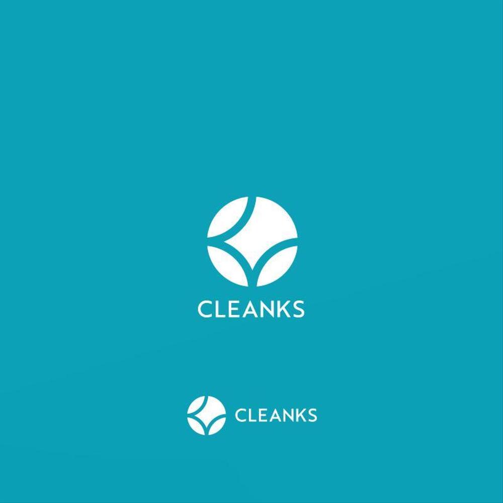 清掃会社のロゴ　【　CLEANKS　】
