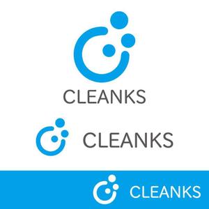 perles de verre (perles_de_verre)さんの清掃会社のロゴ　【　CLEANKS　】への提案