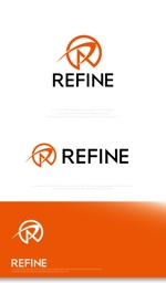 魔法スタジオ (mahou-phot)さんの通信事業「REFINE」のロゴへの提案