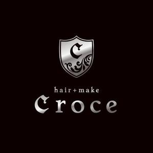 J wonder (J-wonder)さんの美容室「hair+make Croce」のロゴ作成への提案