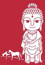 銀河たぬき (sayamimu)さんのお寺の切り絵御朱印の「デザイン」への提案