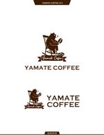 queuecat (queuecat)さんの「YAMATE COFFEE」が展開するカフェのロゴへの提案