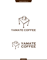 queuecat (queuecat)さんの「YAMATE COFFEE」が展開するカフェのロゴへの提案