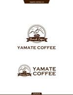 queuecat (queuecat)さんの「YAMATE COFFEE」が展開するカフェのロゴへの提案