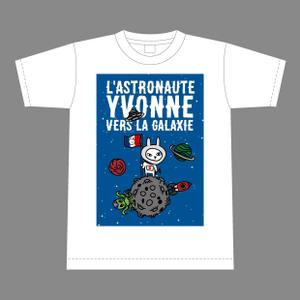 竜の方舟 (ronsunn)さんのパティスリーレドシェーブルのキャラクター、ヤギイボンヌのTシャツデザインへの提案