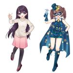 岬 (misaki-86)さんの正義の味方（少女）の変身前と変身後のキャラクターデザインへの提案
