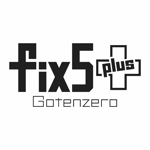 川崎コースケ (johnnywinter)さんの美容室の業務用商品「fix5 plus」の商品ロゴへの提案
