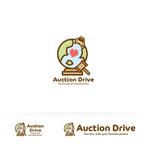 かめれおん (chameleon_design)さんのオークションサイトやチケット等に使用する「Auction Drive」のロゴへの提案