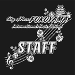 bandanaさんのばらのまち福山国際音楽祭2022のボランティア用Tシャツデザインへの提案