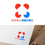 NANIWA design (fumi88806)さんの大規模修繕専門店「アパマン修繕の窓口」のロゴ作成への提案