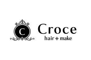marimo85さんの美容室「hair+make Croce」のロゴ作成への提案