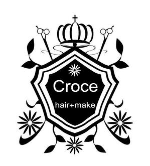 Shigeki (Shigeki)さんの美容室「hair+make Croce」のロゴ作成への提案