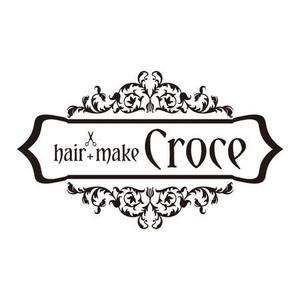 rococoさんの美容室「hair+make Croce」のロゴ作成への提案