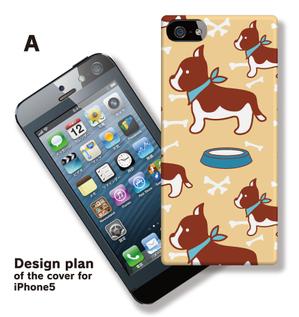 Big moon design (big-moon)さんのiPhone５用カバーのデザイン募集①女性用への提案