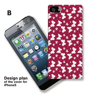 Big moon design (big-moon)さんのiPhone５用カバーのデザイン募集①女性用への提案