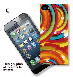 Big moon design (big-moon)さんのiPhone５用カバーのデザイン募集①女性用への提案