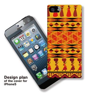 Big moon design (big-moon)さんのiPhone５用カバーのデザイン募集③サイケ・ノンジャンル柄への提案