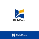 ①株式会社Rich Door   ②Rich Door の会社ロゴ(HPや名刺に利用)への提案