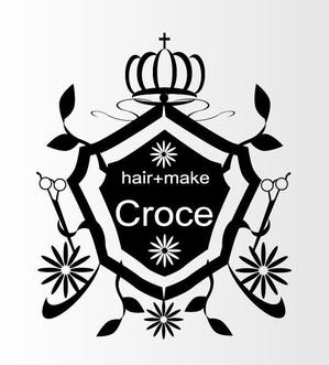 Shigeki (Shigeki)さんの美容室「hair+make Croce」のロゴ作成への提案