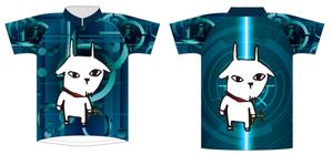 グラフィクデザイナー兼イラストレーター ()さんのパティスリーレドシェーブルのキャラクター、ヤギイボンヌのTシャツデザインへの提案