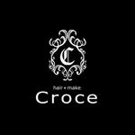 くり (curypapasan)さんの美容室「hair+make Croce」のロゴ作成への提案