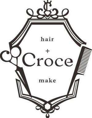uhagiさんの美容室「hair+make Croce」のロゴ作成への提案