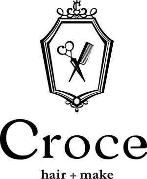 uhagiさんの美容室「hair+make Croce」のロゴ作成への提案