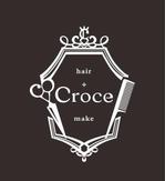 uhagiさんの美容室「hair+make Croce」のロゴ作成への提案