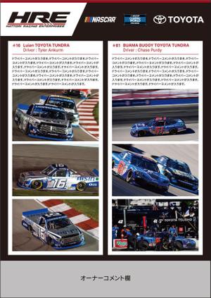 akt_design (akt_design)さんのレースチームのレース結果の報告書・リリースへの提案