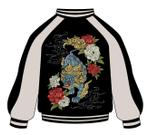 なかやこ (moso_michi)さんのスカジャン用　刺繍イラスト（牡丹に唐獅子）への提案