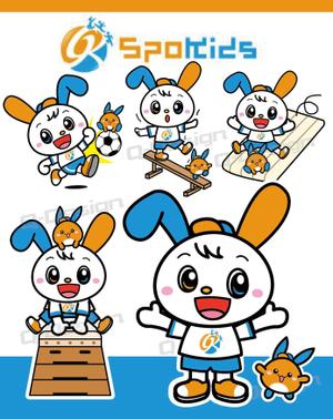 Q-Design (cats-eye)さんの体育教室を運営する会社のマスコットキャラへの提案