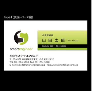 rinrioconon (rinrioconon)さんの会社の名刺デザイン作成（会社ロゴあり）への提案
