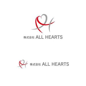 otanda (otanda)さんの株式会社『ALL　HEARTS』　のロゴ作成への提案