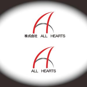 株式会社こもれび (komorebi-lc)さんの株式会社『ALL　HEARTS』　のロゴ作成への提案