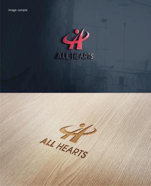shibamarutaro (shibamarutaro)さんの株式会社『ALL　HEARTS』　のロゴ作成への提案