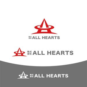KOZ-DESIGN (saki8)さんの株式会社『ALL　HEARTS』　のロゴ作成への提案