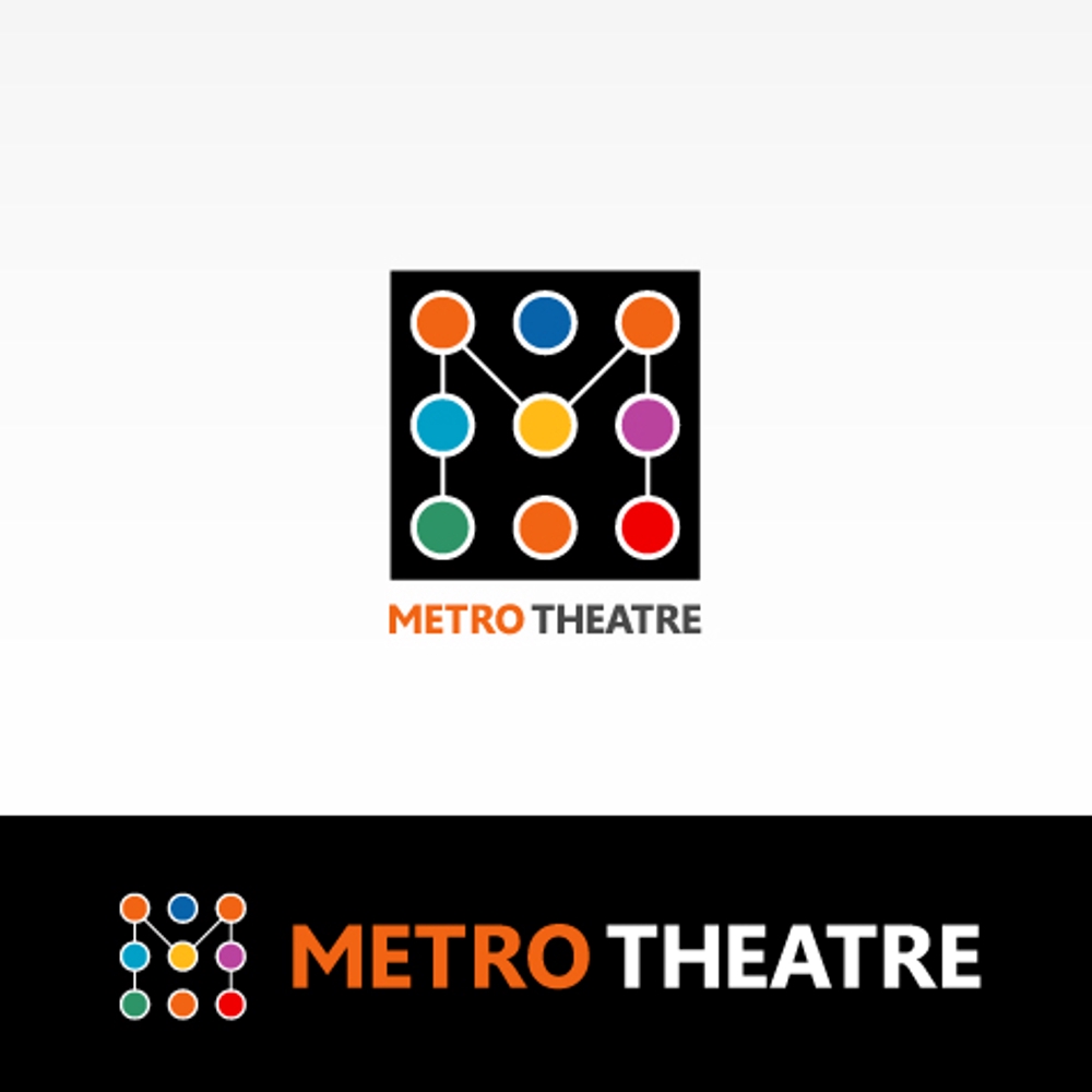 ブログメディア「METRO THEATRE」のロゴ作成