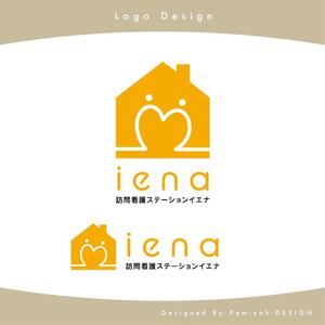 Pam-Zoh_DESIGN (haseryo_yuhuy5ur)さんの訪問看護ステーション『iena』のロゴへの提案