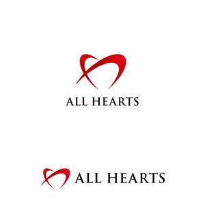 marutsuki (marutsuki)さんの株式会社『ALL　HEARTS』　のロゴ作成への提案