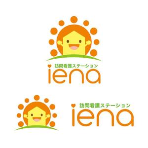 perles de verre (perles_de_verre)さんの訪問看護ステーション『iena』のロゴへの提案