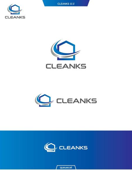 queuecat (queuecat)さんの清掃会社のロゴ　【　CLEANKS　】への提案