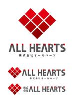 プラットフォームグラフィックス (platform_graphics)さんの株式会社『ALL　HEARTS』　のロゴ作成への提案