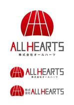 プラットフォームグラフィックス (platform_graphics)さんの株式会社『ALL　HEARTS』　のロゴ作成への提案